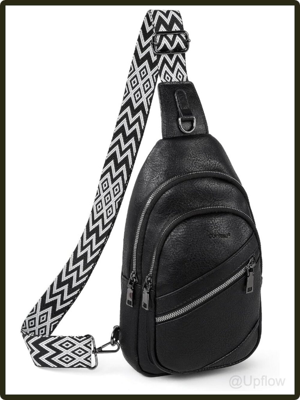 Women's Leather Crossbody Sling Bag Anti-Theft Travel Purse Adjustable Strap